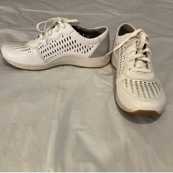 DANSKO CHARLIE WHITE LEATHER SNEAKERS WORK DRESS SHOES US WOMENS SZ 8 EU 38 - Picture 3 of 8